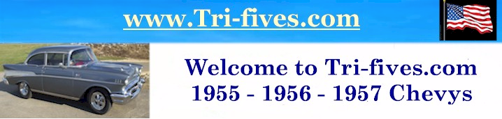 1955 1956 1957 Tri-five Chevys A forum community dedicated to 1955, 1956, and 1957 Chevy owners and enthusiasts. Come join the discussion about restoration, engines - Powered by vBulletin
